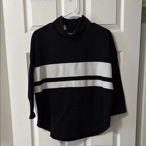 Smith Black Turtleneck Top